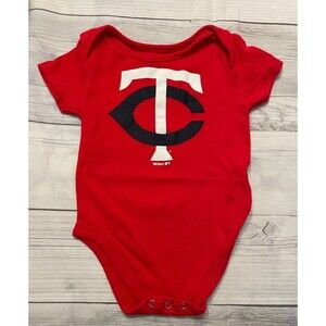 MLB Minnesota Twins Baseball Toddler Onesie Outfit, Size 18 months